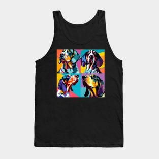 Bluetick Coonhound Pop Art - Dog Lover Gifts Tank Top